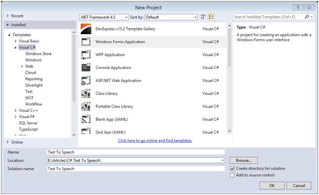 Windows Form Project